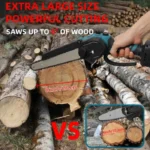8-Inch 18V Brushless Electric Chain Saw Cordless Woodworking Handheld baking Tool For triming Garden Saw 5