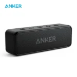 Anker Soundcore 2 Portable Wireless Bluetooth Speaker Better Bass 24-Hour Playtime 66ft Bluetooth Range IPX7 Water Resistance 1