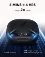 Soundcore by Anker Liberty 4 Pro Noise Cancelling Wireless Earbuds Earphone Bluetooth Wireless Bluetooth Earphones Headphones 6