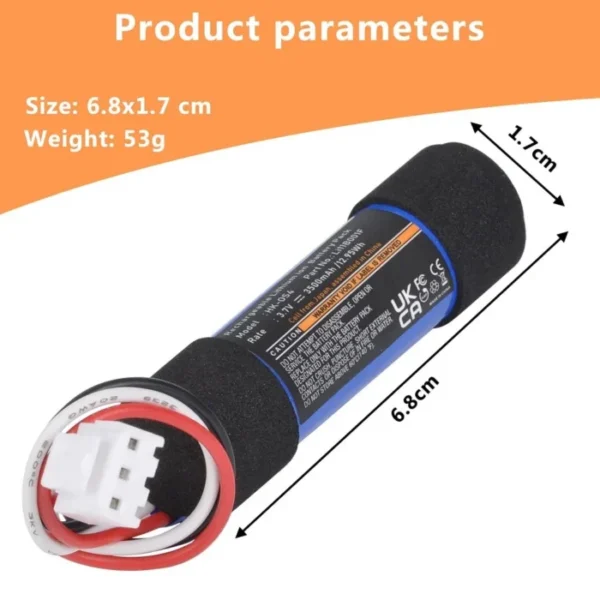 3500mAh Rechargeable Replacement Battery for Harman Kardon Onyx Studio 1/2/3/4 Wireless Bluetooth Speaker, HK Onyx Battery 6