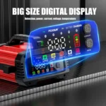 25A/15A Car Motorcycle Battery Charger 12V/24V Smart Charger Lithium AGM GEL Lead-Acid LiFePO4 Battery Chargers 2