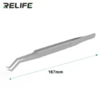 RELIFE ST-20L Precision High Hardness Tweezers Chip Tinning Positioning Tweezers for Smartphone Motherboard CPU IC Repair Tools 2