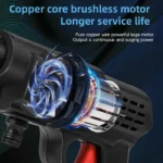 Wireless High Pressure Car Wash Washer Gun Cordless Generator Electric Spray Cleaner Car Washing Machine For Makita 21V Battery 5