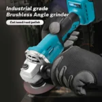 125MM 3 gear. gear Speed Brushless Electric Angle Grinder for Makita Battery grain cut Woodworking Machine Power Tool 4