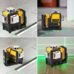 3D Laser Level Plastic Box 12 Line Green Light Level Set With 1 Battery And 1 charge For Plastering, Tiling, Ceiling 5