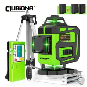 Clubiona 16/12 Lines Laser Level green line Self-leveling 360 Horizontal And Vertical Super Powerful green Beam Laser Level 1