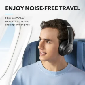 soundcore by Anker Q20i Hybrid Active Noise Cancelling Headphones Wireless Over-Ear Bluetooth 40H Long ANC Playtime 2