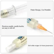 LEAD-FREE Halogen-Free Syringe Flux Soldering Paste Environmental Welding Grease Flux for PCB SMD BGA Circuit Board Repair Tools 2