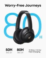Soundcore by Anker Life Q30 Hybrid Active Noise Cancelling Headphones Wireless Bluetooth Headphones Over Ear Headset Earphone 4