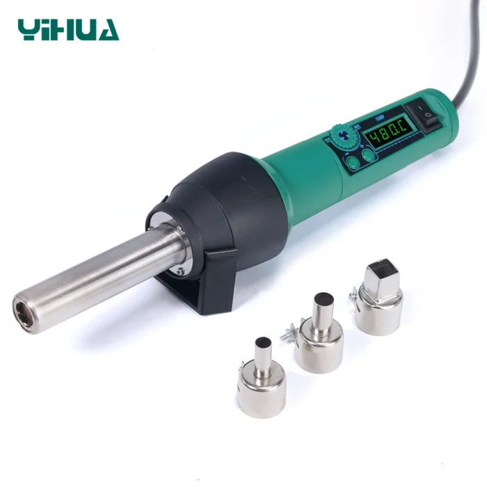 YIHUA Portable Hot Air Station 8858-I LED Digital Display Soldering Station 700W Solder Gun PCB SMD Repair BGA Rework Station 1 YIHUA Portable Hot Air Station 8858-I LED Digital Display Soldering Station 700W Solder Gun PCB SMD Repair BGA Rework Station 1