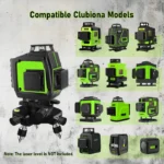 CLUBIONA Lines laser level Metal Base 360 Rotation Adjustment Bracket for 1/4- or 5/8-inch interface laser Measure Tool 3