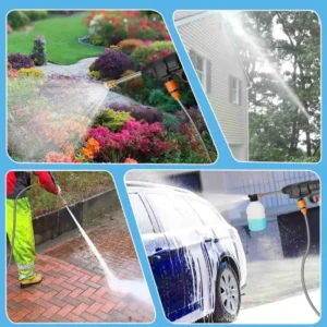 Wireless High Pressure Car Wash Washer Gun Cordless Generator Electric Spray Cleaner Car Washing Machine For Makita 21V Battery 2