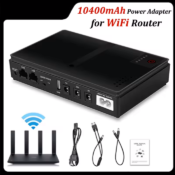 18 W DC Mini UPS – 10400 mAh varavirtalähde