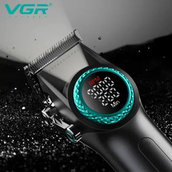 VGR Hair Trimmer Cordless Hair Cutting Machine Professional Barber Hair Clipper 9000 RPM Haircut Electric Trimmer for Men V-001 5