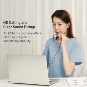 Baseus H19 Wired Earphones 6D Stereo Bass Headphone In-Ear 3.5mm Jack Headset with MIC for Xiaomi Samsung iPhone 6 Earbuds 2