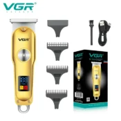 VGR Hair Trimmer Professional Hair Cutting Machine Cordless Hair Clipper Electric Barber Digital Display Trimmer for Men V-290 1