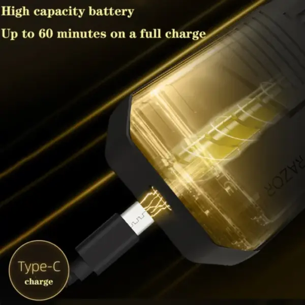 VGR Razor Rechargeable Razor Professional Beard Trimmer Electric Trimmer Reciprocating Shaver Finishing Shaver for Man V-375 4