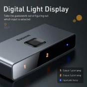 Baseus 4K HD Switch HDMI-compatible Adapter for Xiaomi Mi Box HD Switcher 1x2/2x1 for PS4/3 TV Box Switch 4K HD Switch 4