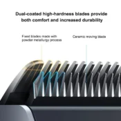 Xiaomi Mijia Hair Clipper 2 Hair Trimmer Professional Beard Cut Machine IPX7 Waterproof Wireless Haircut Machine Mijia Clipper 2 4