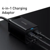 Baseus GaN3 100/ 65W Desktop Charger Quick Charge QC 3.04.0 USB C Type C Phone Charger For iPhone15 Huawei Xiaomi MacBook Laptop 5