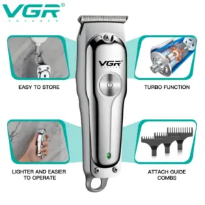VGR Hair Trimmer Professional Hair Clipper Wireless Hair Cutting Machine Electric Zero Cutting Machine Trimmer for Men V-071 2