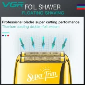 VGR Razor Professional Shaving Machine Electric Shaver Reciprocating Beard Trimmer Portable Hair Trimmer Shaver for Men V-332 5