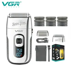 VGR Razor Professional Shaving Machine Electric Shaver Reciprocating Beard Trimmer Portable Hair Trimmer Shaver for Men V-332 1