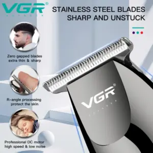 VGR Hair Trimme Professional Haircut Machine Cordless Hair Cutting Machine Electric Barber Hair Clipper Clipper for Men V-030 2