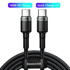 Baseus 100W USB C To USB Type C Cable For iPhone 15 Plus Pro max USB C PD Fast Charger Cord USB-C Type-c Cable For Macbook Pro 7