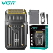 VGR Razor Professional Shaver Electric Beard Trimmer Digital Display Razor Reciprocating Razor Rechargeable Shaver for Man V-363 1