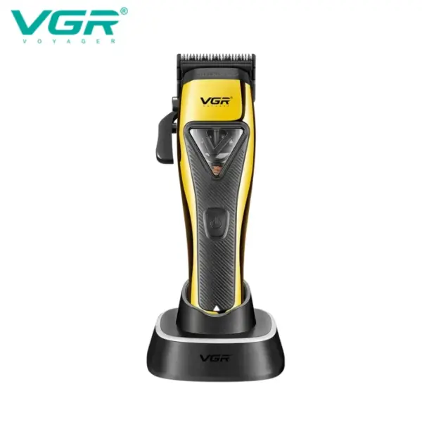 VGR Hair Trimmer Cordless Hair Cutting Machine Professional Clippers Vector Motor Haircut Barber 9000 RPM Trimmer for Men V-015 5