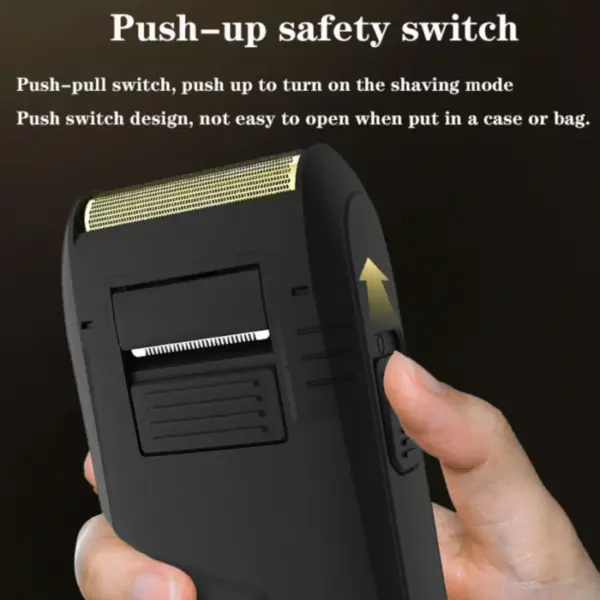 VGR Razor Rechargeable Razor Professional Beard Trimmer Electric Trimmer Reciprocating Shaver Finishing Shaver for Man V-375 3