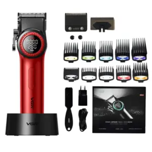 VGR Hair Trimmer Cordless Hair Cutting Machine Professional Barber Hair Clipper 9000 RPM Haircut Electric Trimmer for Men V-001 10