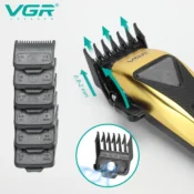 VGR Hair Trimmer Cordless Hair Cutting Machine Professional Clippers Vector Motor Haircut Barber 9000 RPM Trimmer for Men V-015 3