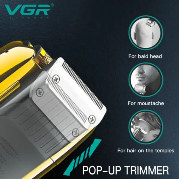 VGR Razor Professional Shaving Machine Electric Shaver Reciprocating Beard Trimmer Portable Hair Trimmer Shaver for Men V-332 3