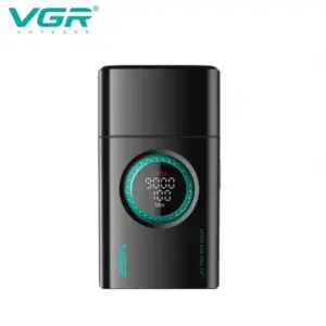 VGR Razor Professional Shaver Rechargeable Trimmer Electric Beard Shaver Digital Display Razor 9000 RPM Shaver for Man V-377 8
