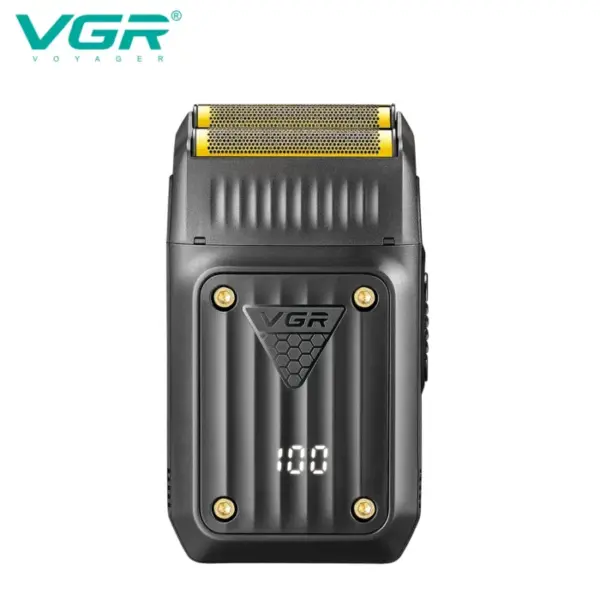 VGR Razor Professional Shaver Electric Beard Trimmer Digital Display Razor Reciprocating Razor Rechargeable Shaver for Man V-363 4