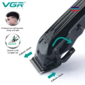 VGR Clipper Hair Cutting Machine Electric Hair Clipper Professional Hair Trimmer Cordless Trimmer for Men Digital Display V-282 5