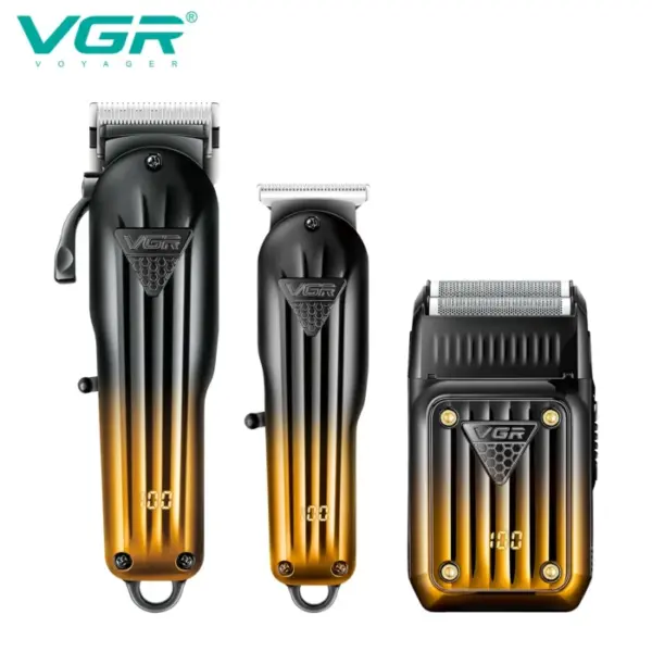 VGR Hair Trimmer Professional Electric Shaver Razors Portable Beard Trimmer Adjustable Clipper Barber Hair Trimmer for Men V-644 5