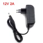 AC DC 12v 1A 2A 3A 2000ma 3000MA adapter power supply EU UK AU US PLUG 5.5*2.5mm wall charger for DC male female led strip light 4