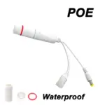 POE Spliter 48V to 12V Waterprrof Video And Power Adapter Cable Supply Module Injector Extender for IP Camera Splitter Net AP 1