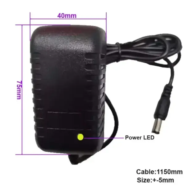 Power Adapter AC 100-240V Input DC Output Supply Charger EU/US 12V Universal Adapter Converter Plug for Camera DVR LED Robot LED 5