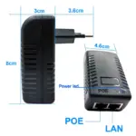 CCTV Security Surveillance POE Power Supply Adapter 48V 0.5A EU/US Plug for Injector Ethernet IP Camera POE Switch NVR Router 3