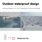 POE Spliter 48V to 12V Waterprrof Video And Power Adapter Cable Supply Module Injector Extender for IP Camera Splitter Net AP 3