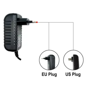 Power Adapter AC 100-240V Input DC Output Supply Charger EU/US 12V Universal Adapter Converter Plug for Camera DVR LED Robot LED 2