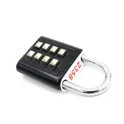 8 Digits Password Code Outdoor Waterproof Combination Padlock Zinc Alloy Suitcase For Luggage Travel Smart Lock Keyed Anti-thief 5