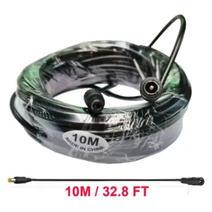 10M/ 5M 5.5mm*2.1mm DC Power Connector Extension Cord Jack Adapter Lead Cable DC Female Male Extension External Plug 2