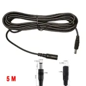 10M/ 5M 5.5mm*2.1mm DC Power Connector Extension Cord Jack Adapter Lead Cable DC Female Male Extension External Plug 6