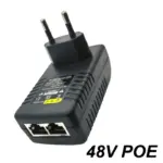 CCTV Security Surveillance POE Power Supply Adapter 48V 0.5A EU/US Plug for Injector Ethernet IP Camera POE Switch NVR Router 1