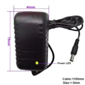Power Adapter AC 100-240V Input DC Output Supply Charger EU/US 12V Universal Adapter Converter Plug for Camera DVR LED Robot LED 5